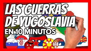 🔥Las GUERRAS de YUGOSLAVIA en 10 minutos 🔥 | El conflicto de los balcanes resumido