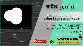 Matte Extraction using expressions | No shuffle | Nuke scripting tamil | Nanthu vfx factory #CGKalvi