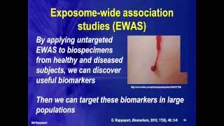 Part 2 - The NIEHS Exposure Science and the Exposome Webinar Series - Dr. Steve Rappaport