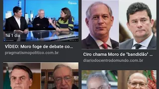 Sérgio Moro foge de debate com Ciro Gomes e vira piada nas redes sociais: Termo arregou foi parar...