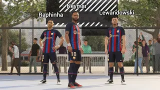 FIFA 23 VOLTA - Neymar Lewandowski Raphinha vs Benzema Vinicius Rodrygo - VOLTA 3v3