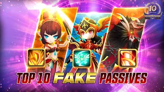 Top 10 Monsters with Fake Passives!