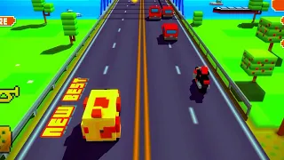 blocky highway || take it easy bro..😎 #gameandroid #gameracing #gameplay #gamecar #gameanak #car