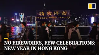 No fireworks, few celebrations: 2021 New Year’s Eve in Hong Kong amid coronavirus pandemic