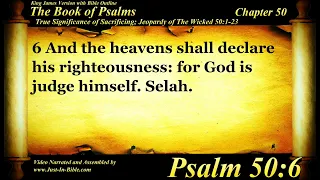 The Book of Psalms | Psalm 50 | Bible Book #19 | The Holy Bible KJV Read Along Audio/Video/Text