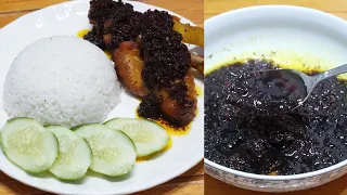 AYAM JANGAN DIMASAK BIASA!! RESEP AYAM BUMBU HITAM KHAS MADURA ASLI