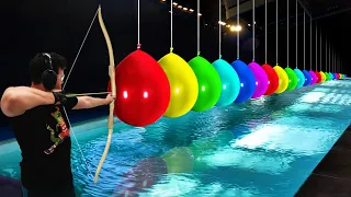 How Many Water Balloons Stop An Arrow?