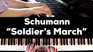 "Soldiers march" Schumann Op.68 No.2 From "Album For The Young" | Intermediate Repertoire Series