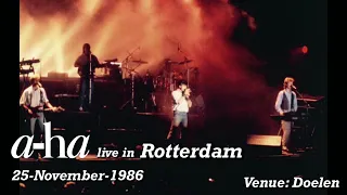 A-ha live in Rotterdam, Netherlands (25-November-1986)