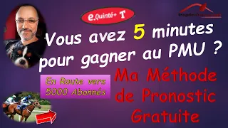 Ma Méthode de Pronostic Complète PMU Quinté+ (Cadeau 4000 Abonnés)