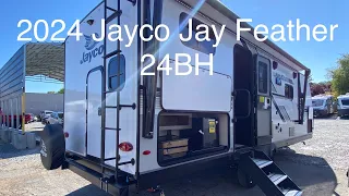 New 2024 Jayco Jay Feather 24BH walkthrough with A.P at Valley RV Supercenter