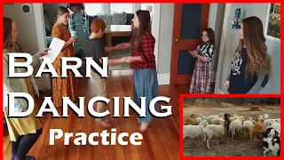 Barn Dance Practice | Heartway Farms | Katahdin Sheep | Contra Dancing | Lambing Season