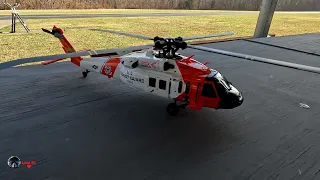 YUXIANG F09-S Blackhawk Coast Guard UH60 Rescue Helicopter - RTH modes in 6G manual mode.