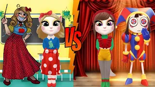 Miss Delight VS Pomni || My talking Angela 2 //