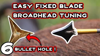 How to TUNE FIXED BLADE BROADHEADS | Kudupoint Broadheads | Archery Tuning