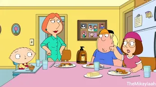 Lois steals a "tiny" bottle of Shampoo