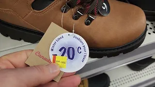 Цена обуви в Канаде.