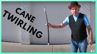 How to Twirl, Spin And Flip a cane / Flow tutorial