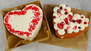 Бенто ТОРТ на 14 ФЕВРАЛЯ в виде СЕРДЦА - Торт Сердце на День святого Валентина