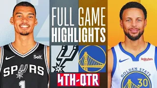 Golden State Warriors vs San Antonio Spurs HIGHLIGHTS 4th -QTR HD | 2024 NBA season | 3/11/2024