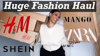 HUGE SPRING COLLECTIVE FASHION HAUL | Ft. Zara, H&M, Shein, Mango, + more |  Crystal Momon