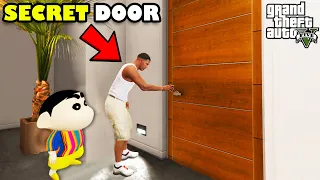 Franklin Opened THE LUXURY SECRET DOOR of Franklin's House in GTA 5 | SHINCHAN and CHOP