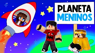 P3DRU tem um PLANETA só para MENINOS no Minecraft