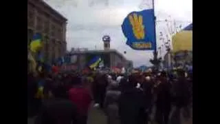 Революція в Києві. Хрещатик 01.12.2013