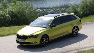 2017 škoda superb combi 2.0 TDI sportline - test