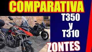 Comparativa Zontes T350 y T310