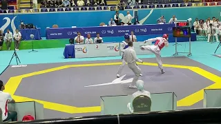 Pulatov Niyaz (UZB) Wasfi Abdelbasset (MAR) 2022 ISLAMIC SOLIDARITY GAMES 63 kg SEMIFINAL