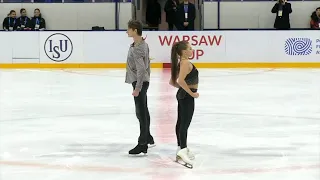 Mariia Holubtsova Kyryl Bielobrov RD Warsaw Cup 2023