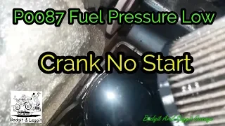 Ford Mondeo Crank No Start P0087 Fuel Pressure Low Don't Be A Parts Changer Diagnose It Properly