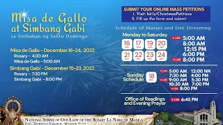 Pangalawang Araw ng Simbang Gabi - December 16,2022