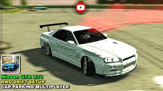 Smooth and Fast RWD Drift Tune for the Nissan GTR R34 | Car Parking Multiplayer