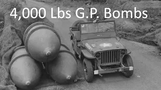 GP Bombs Destructive Effect on Humans, Armor, Earth, and Concrete Detailed