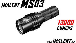 Imalent MS03 - EXTREME POWER! - mini searchlight with 13000 lumens!