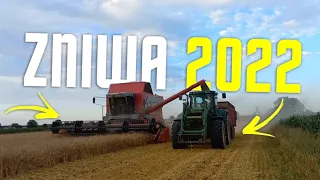 🔥ŻNIWA 2022 Z NOWYM NABYTKIEM🔥 😱 MASEY FERGUSON & JOHN DEERE 7710 W AKCJI  😎