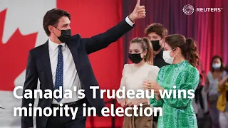 Canada's Trudeau wins another minority in election