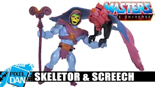 MOTU Origins Skeletor and Screech Collector's Edition Figure Review