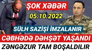 Əsas xəbərlər 05.10.2022 Zəngəzur TAM BOŞALDILIR - Düşmən QAÇIR