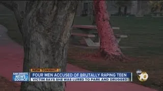 4 men accused in sexual assault, beating of 15-year-old girl