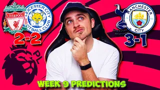 PREMIER LEAGUE 2020/21 WEEK 9 PREDICTIONS!