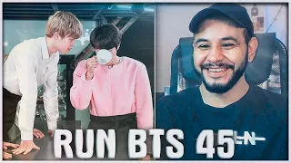 RUN BTS - 45 эпизод ⚡️ КАФЕ БТС ⚡️ РЕАКЦИЯ