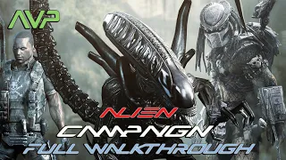 Aliens Vs. Predator [Alien Campaign] - Full Walkthrough [4K 60FPS] - No Commentary
