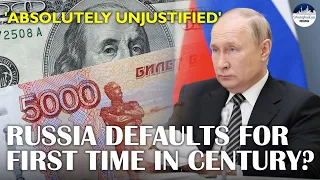 Russia denies default, blames Western sanctions for blocking $100m bond payment