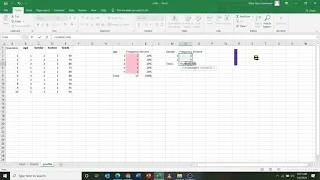 How to compute Frequency and Percentage Distribution in Excel | Data Analysis