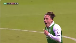 Hibs 2-0 Hearts All Goals