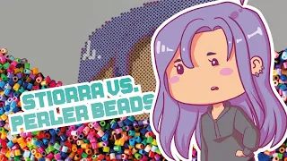 Fazendo um quadro personalizado com perler beads! | como transformar qualquer desenho em pixelart