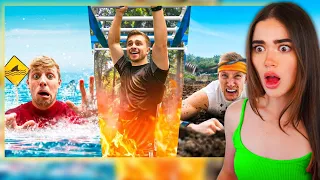 Rose Reacts to World's HARDEST Obstacle Course! ft. W2S & Chrismd!